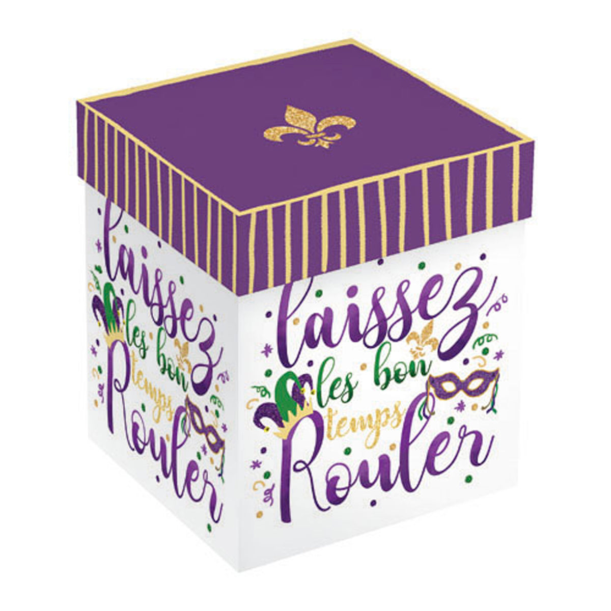 Stemless Glass with Box, Laissez les bon temps Rouler