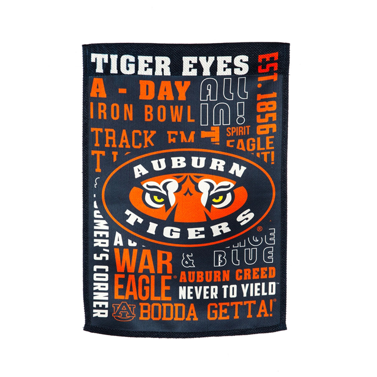 Fan Rules House Flag Auburn, 44"X28"