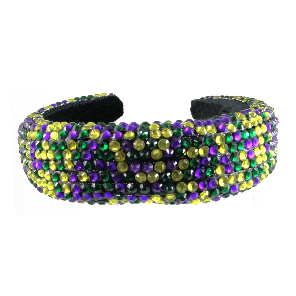 Mardi Gras Bedazzled Headband