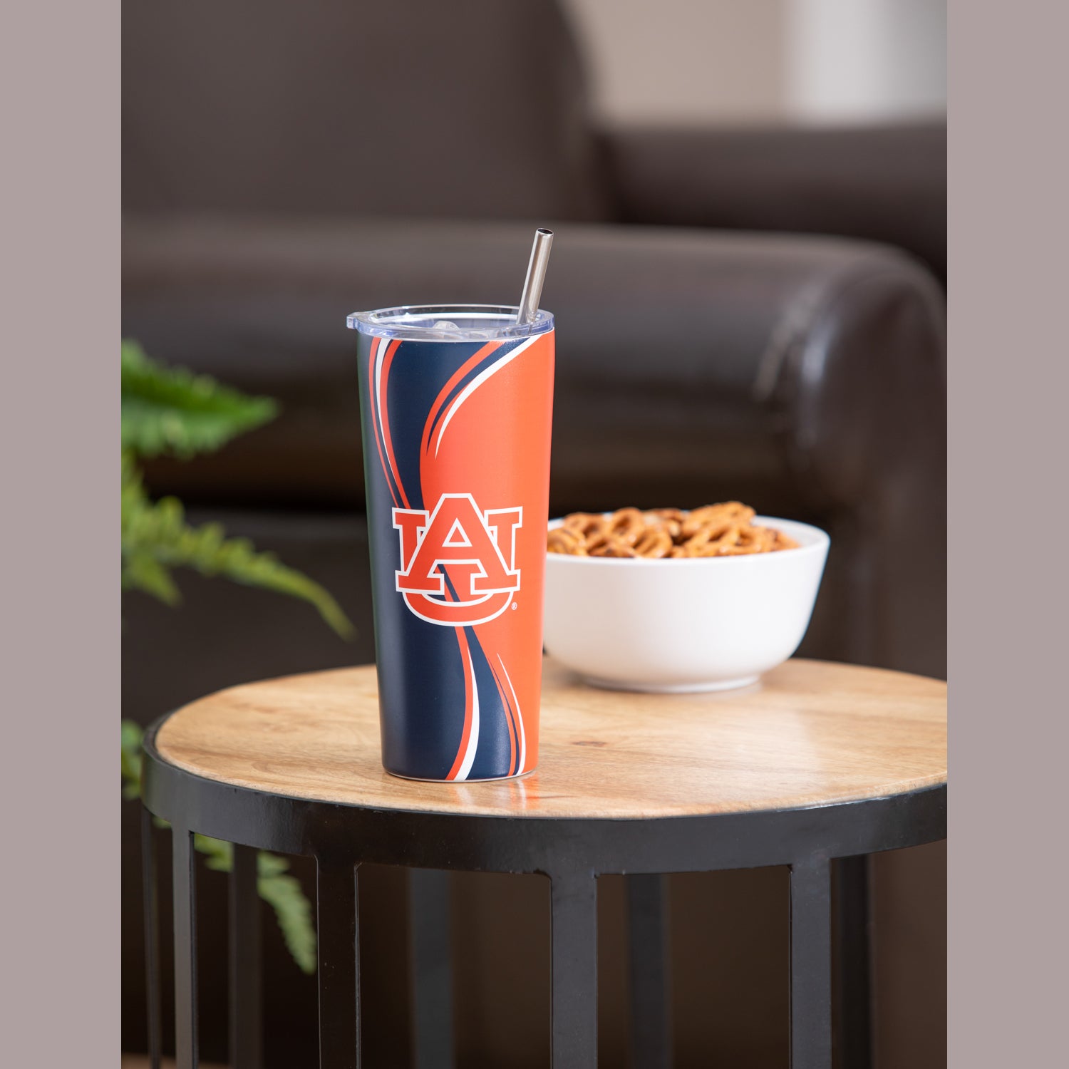 Stainless Steel Tumbler, 20oz, Auburn University