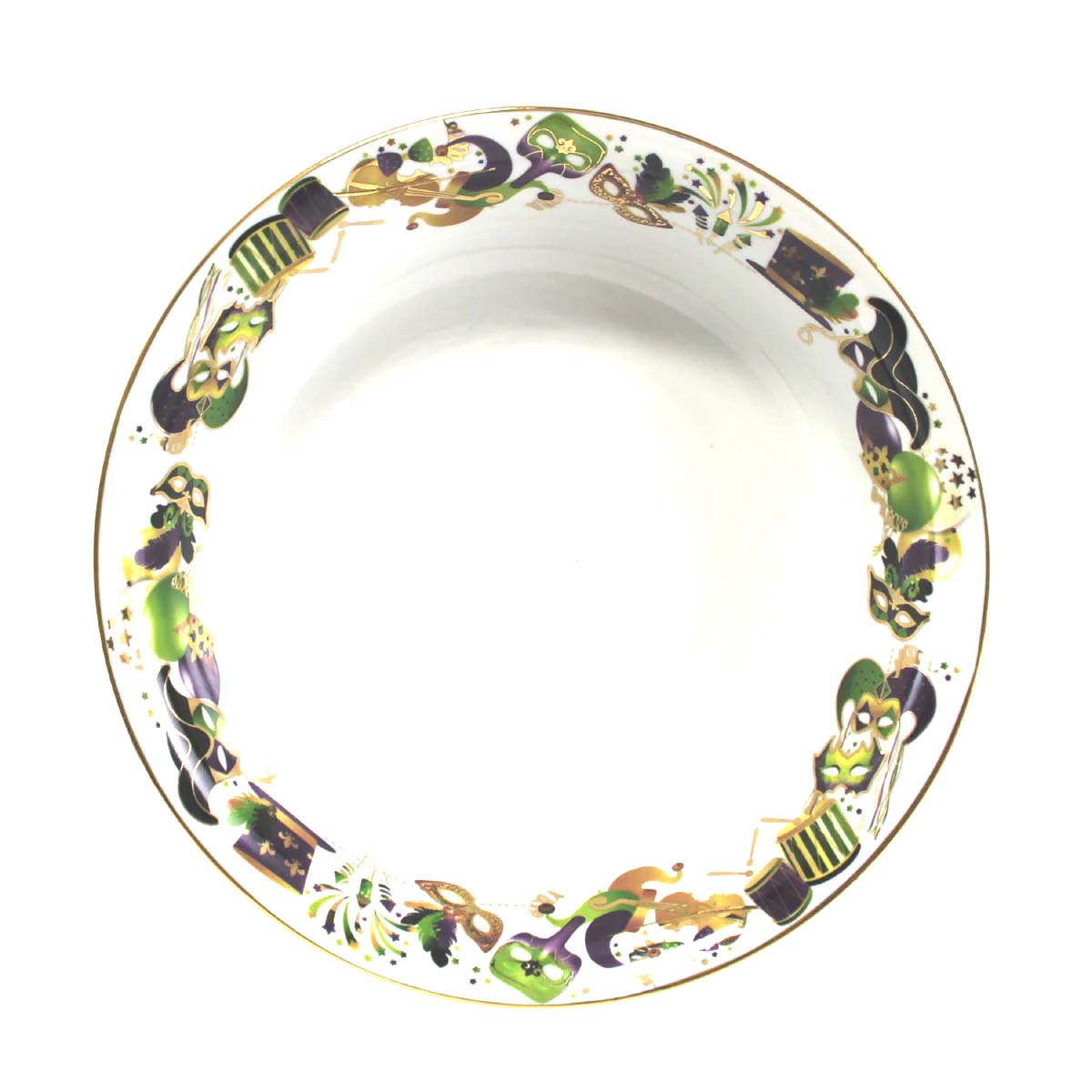Mardi Gras Merriment Serving Bowl