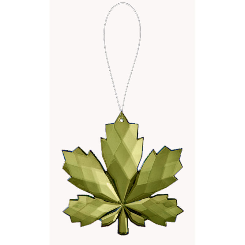 Wonderfall Leaf Crystal Ornament, 3"h, 4 choices
