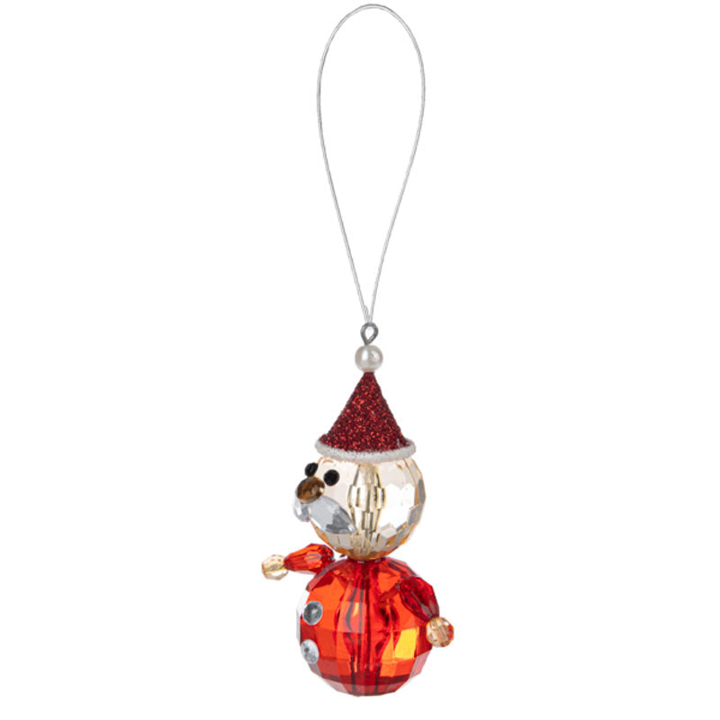 Santa Acrylic Ornament, Crystal Expressions