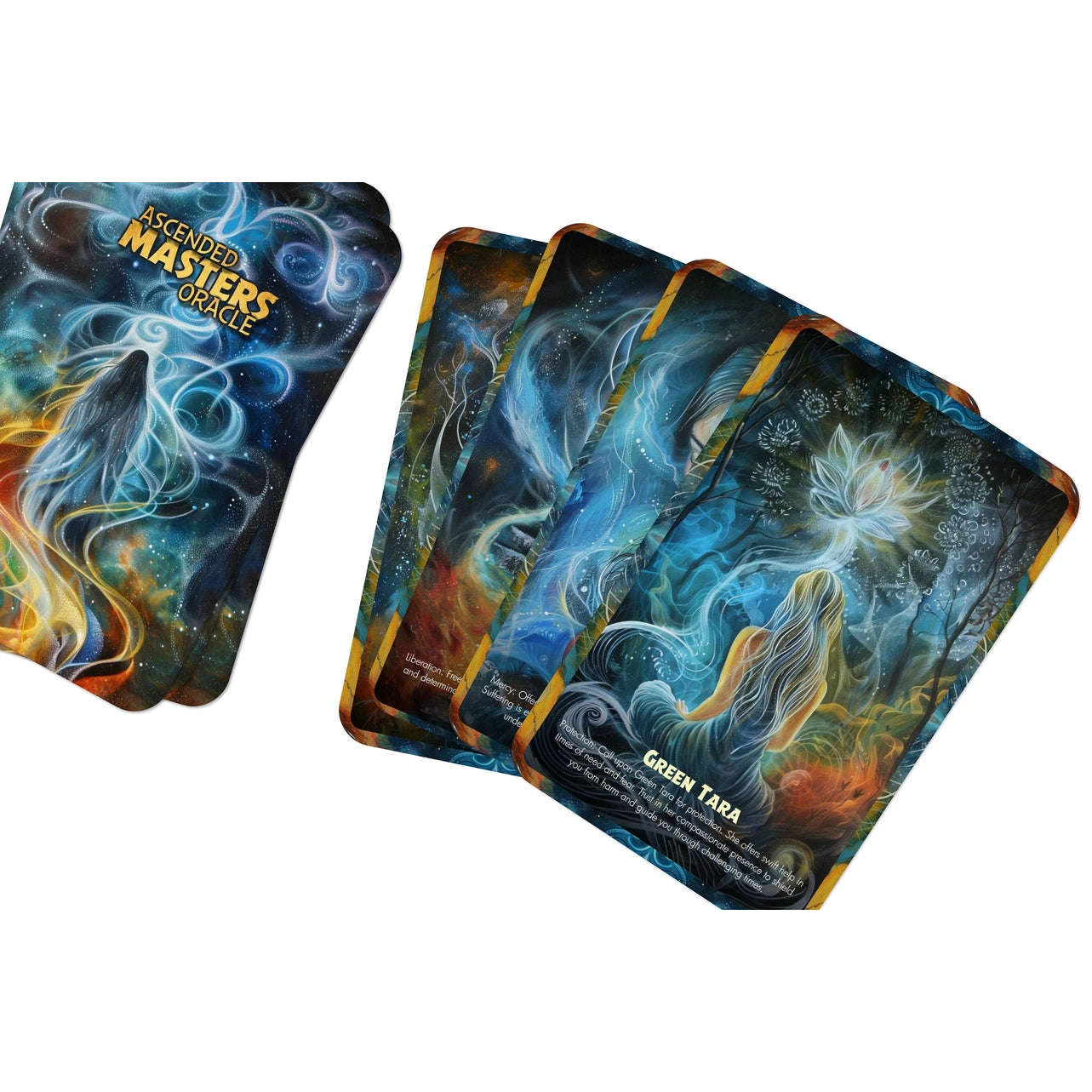 Ascended Masters Oracle - 22 Oracle Cards - Wisdom from Enlightened Beings