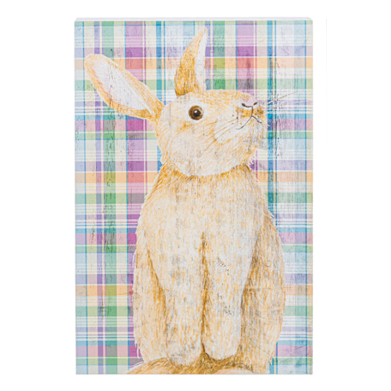 Bunny Plaid Wall Decor, 2 styles