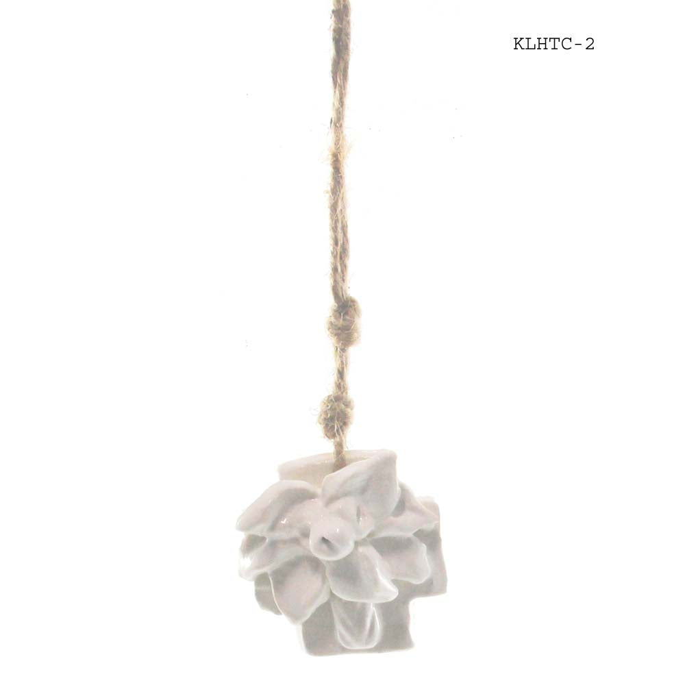 Kimberly Lang's Original Hurricane Cross Tiny-Opaque White with Palm Tree