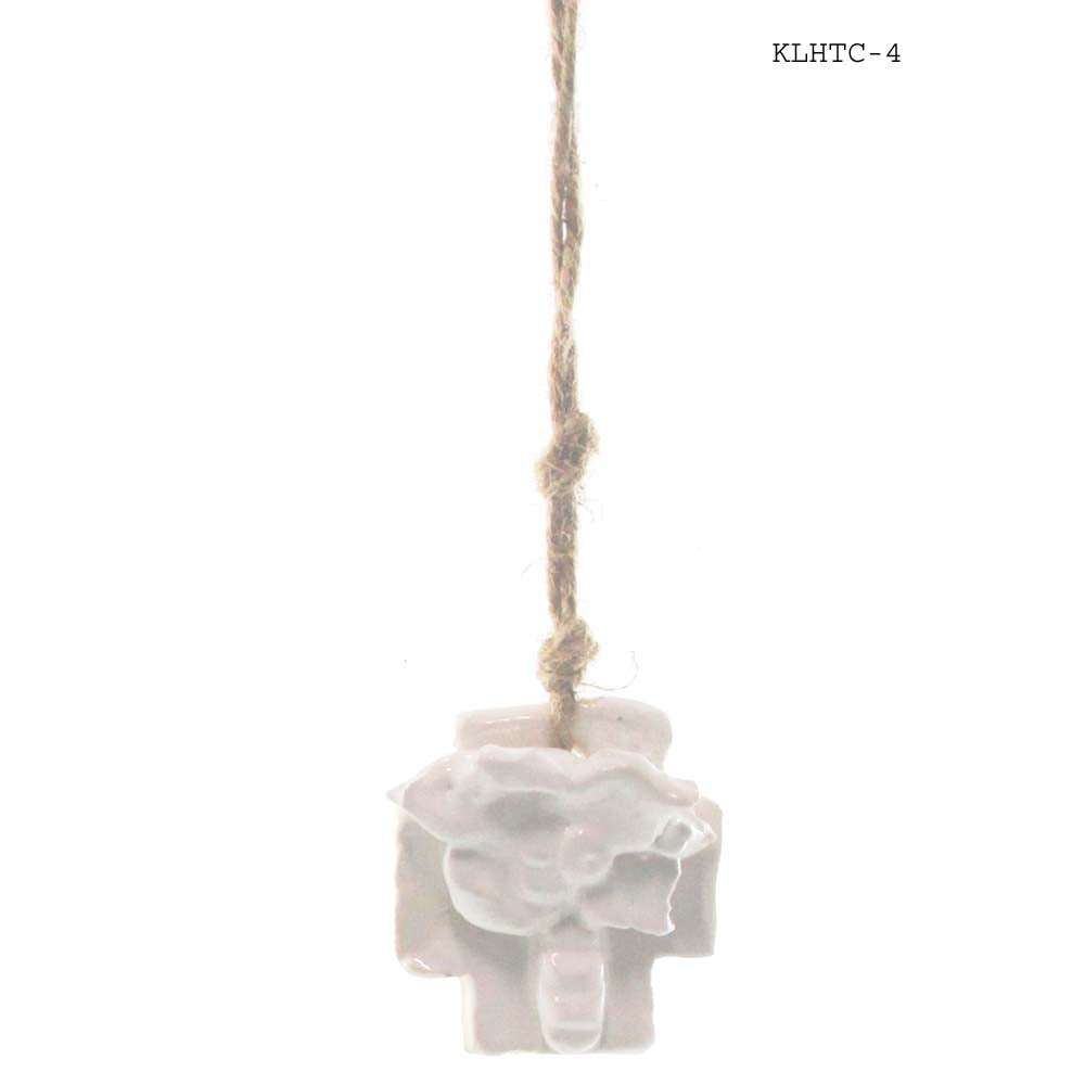 Kimberly Lang's Original Hurricane Cross Tiny-Opaque White with Palm Tree