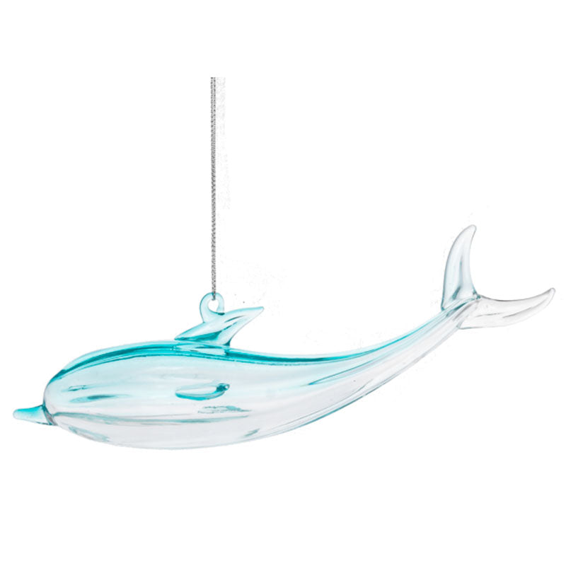 Whale Glass Ornament