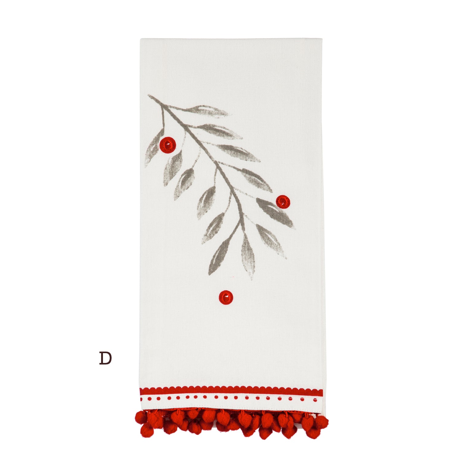 Yuletide Tea Towel, Set of 2, 4 designs
