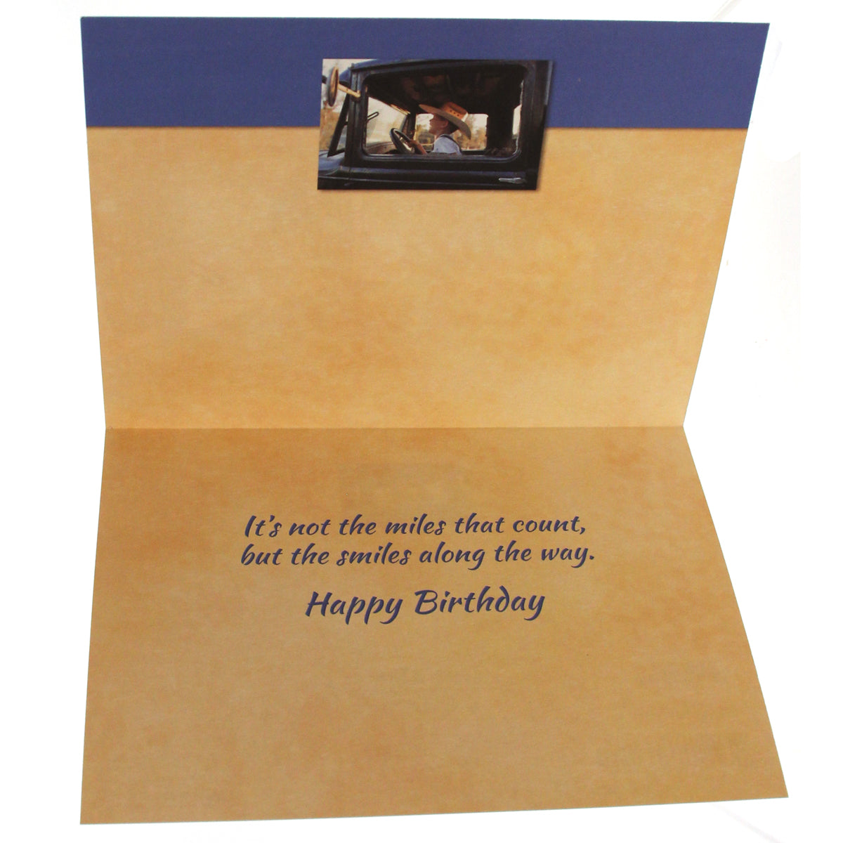 Birthday Card: (image of boy in truck)