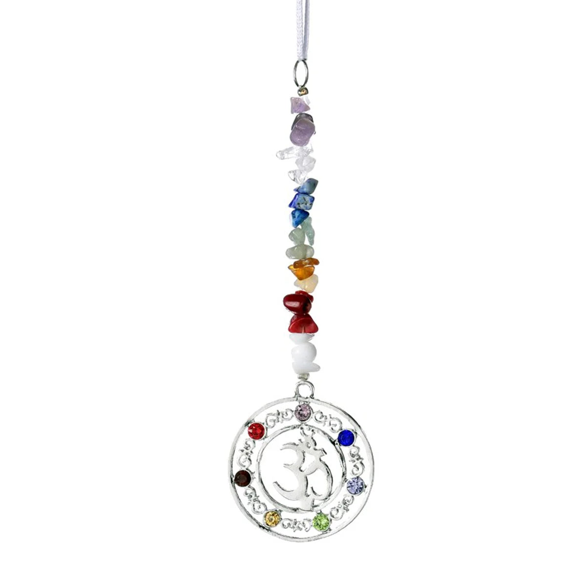 Chakra Charm w/metal ornament