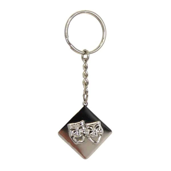 Comedy & Tragedy Key Chain