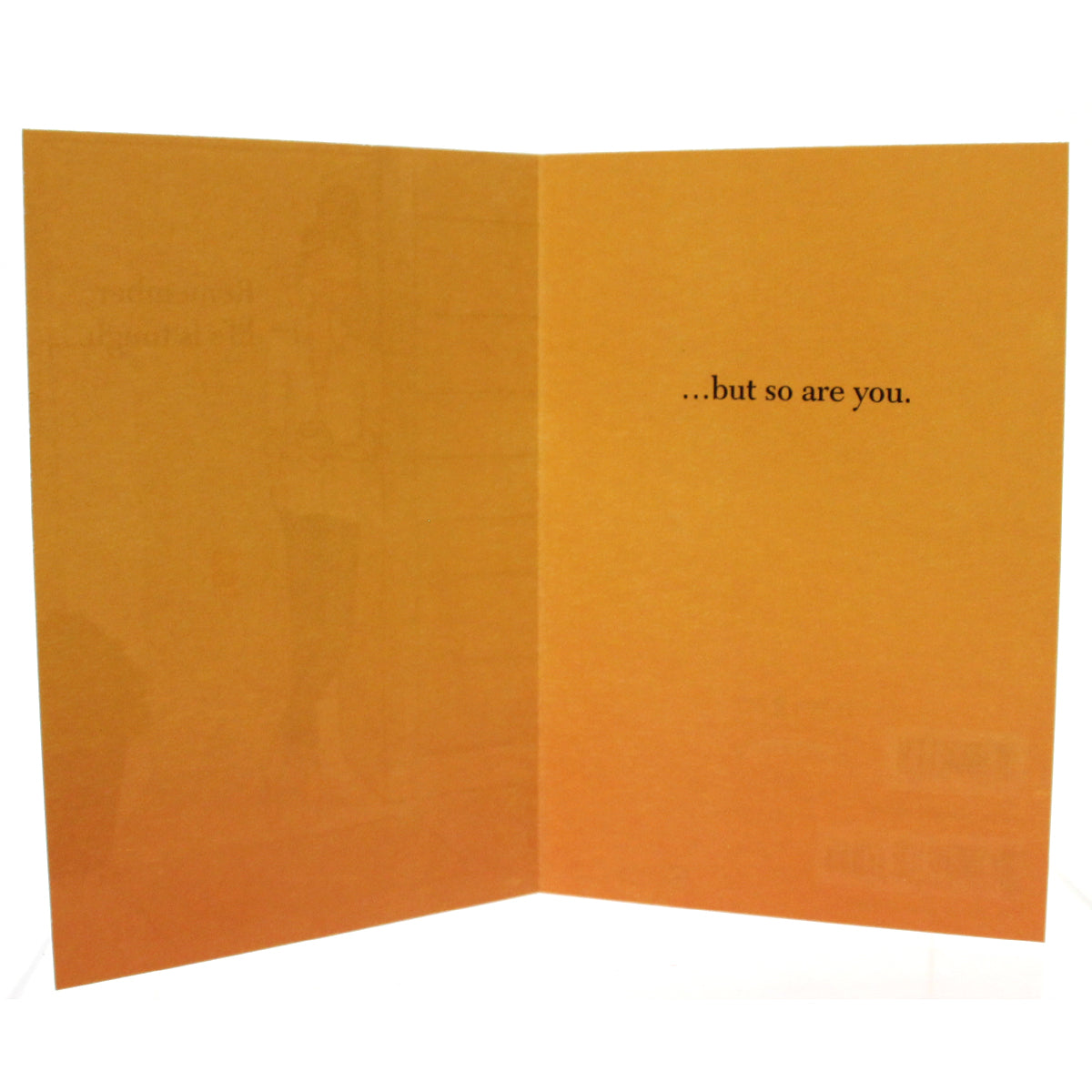 Encouragement Card: Remember, life is tough...