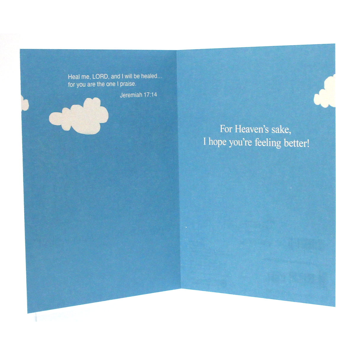 Get Well Card: "Open wide and say 'Ahh-lleluia'!" w/Scripture