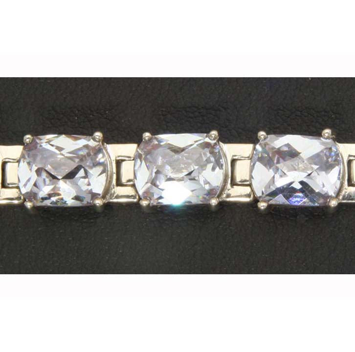Sterling Silver Bracelet Light Violet