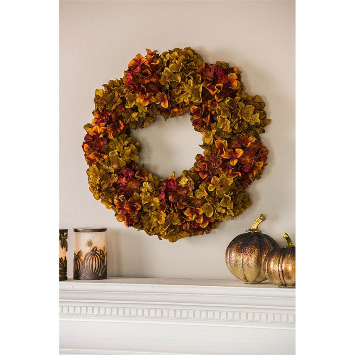 Hydrangea Grapevine Wreath