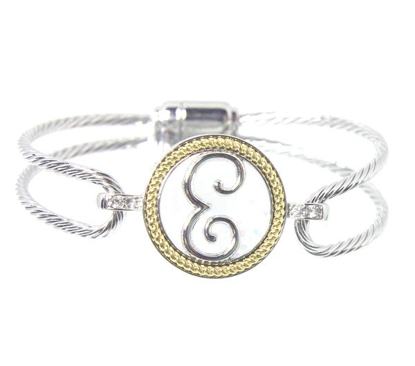 Crystal Monogram Bracelets