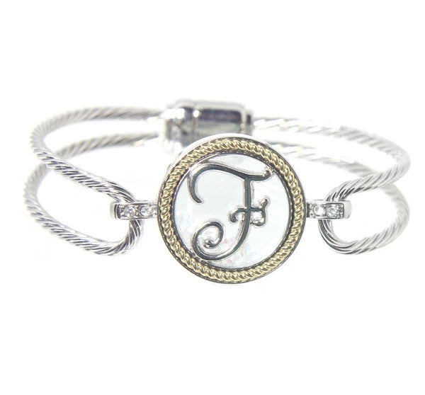 Crystal Monogram Bracelets