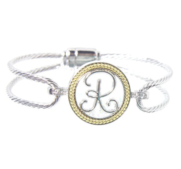 Crystal Monogram Bracelets