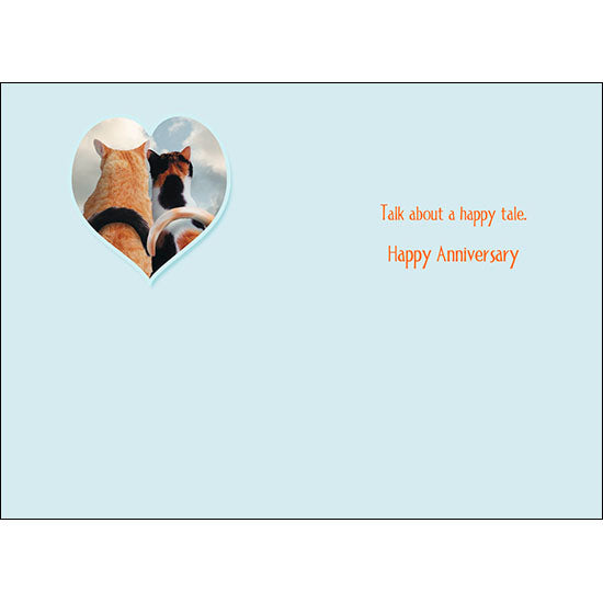 Anniversary Card w/2 cats