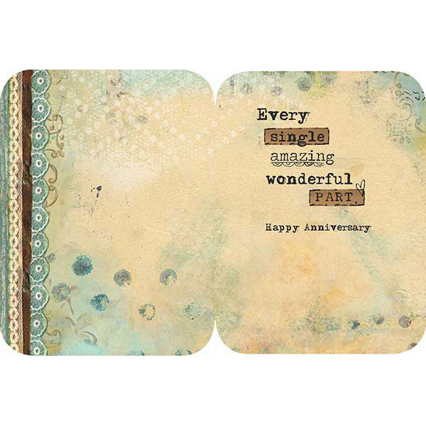 Anniversary Card My Heart Adores Your Heart