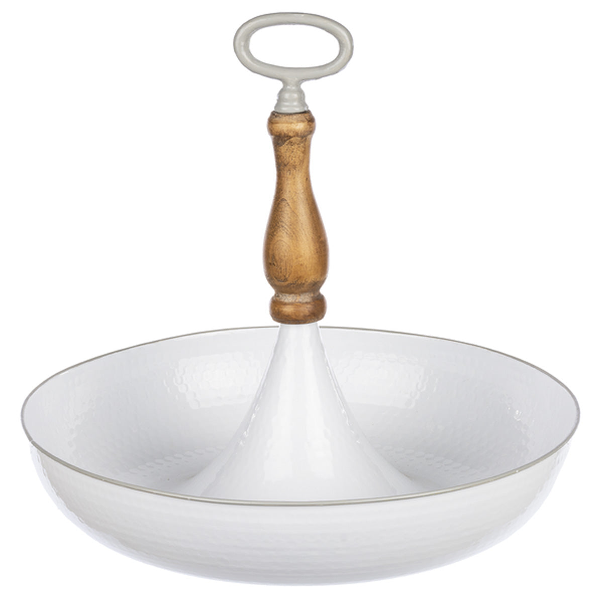 Oversize Enamel Round Tray