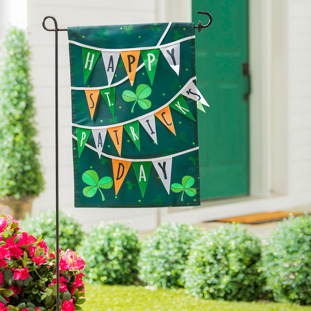 St. Paddy's Day Banner Garden Applique Flag