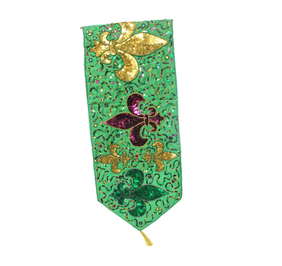 Fleur de Lis Runner-Green