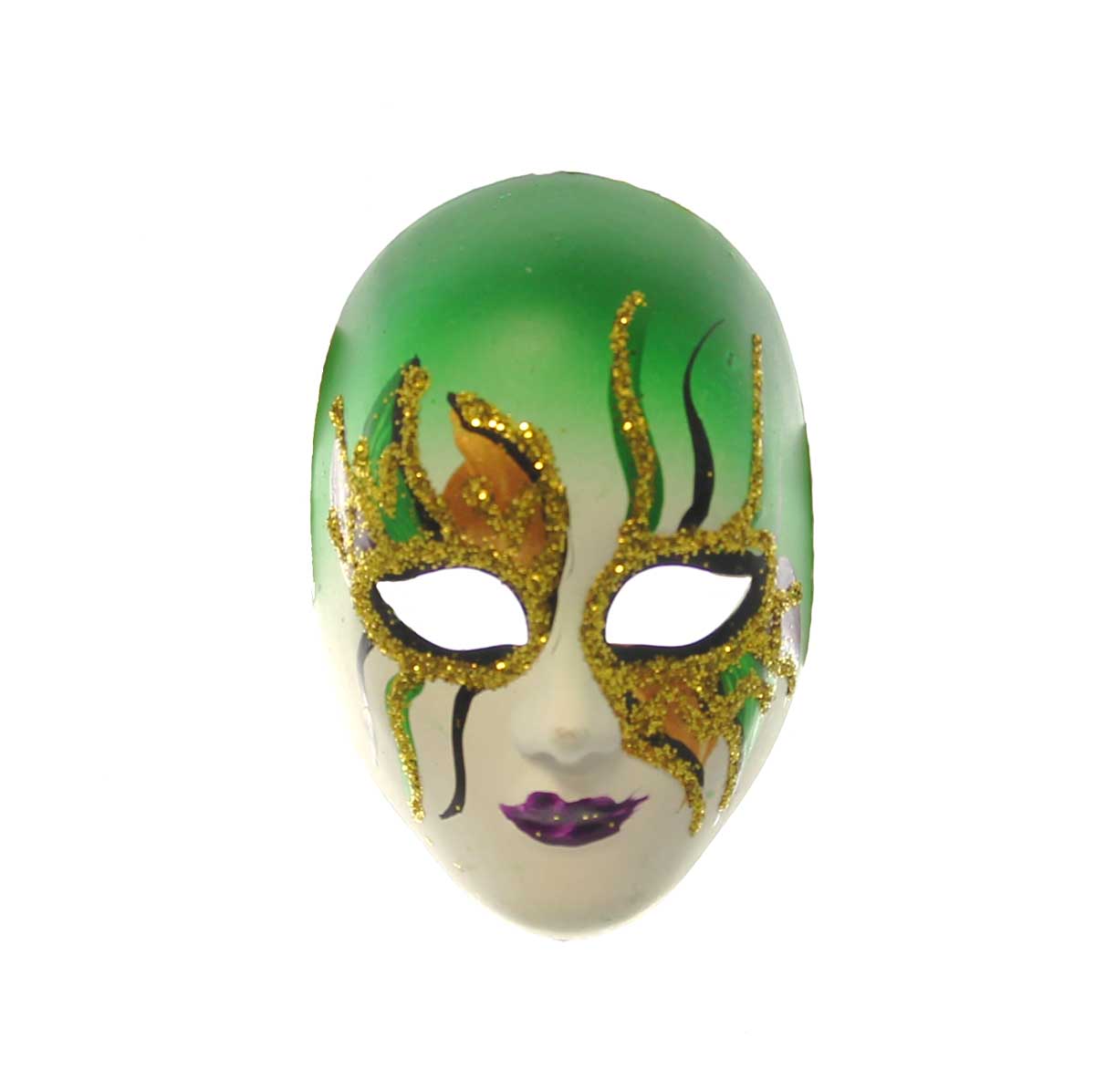 Wavy Line Mask Ornament (Small) Style A
