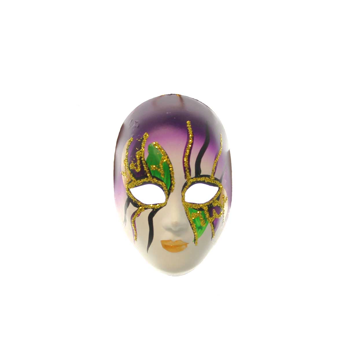 Wavy Line Mask Ornament (Small) Style A
