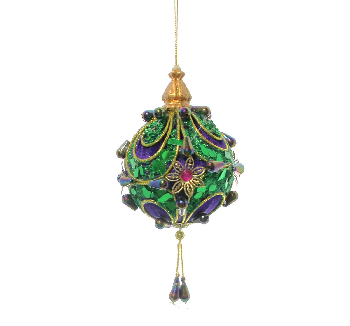 Round Ornament with Deluxe Jewels