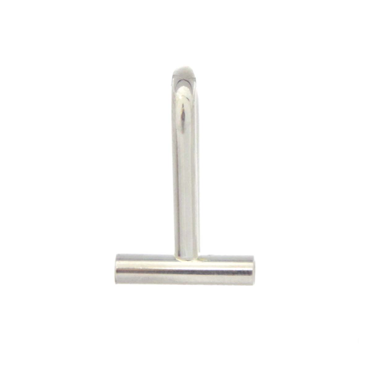 Brooch Converter Horizontal Silver