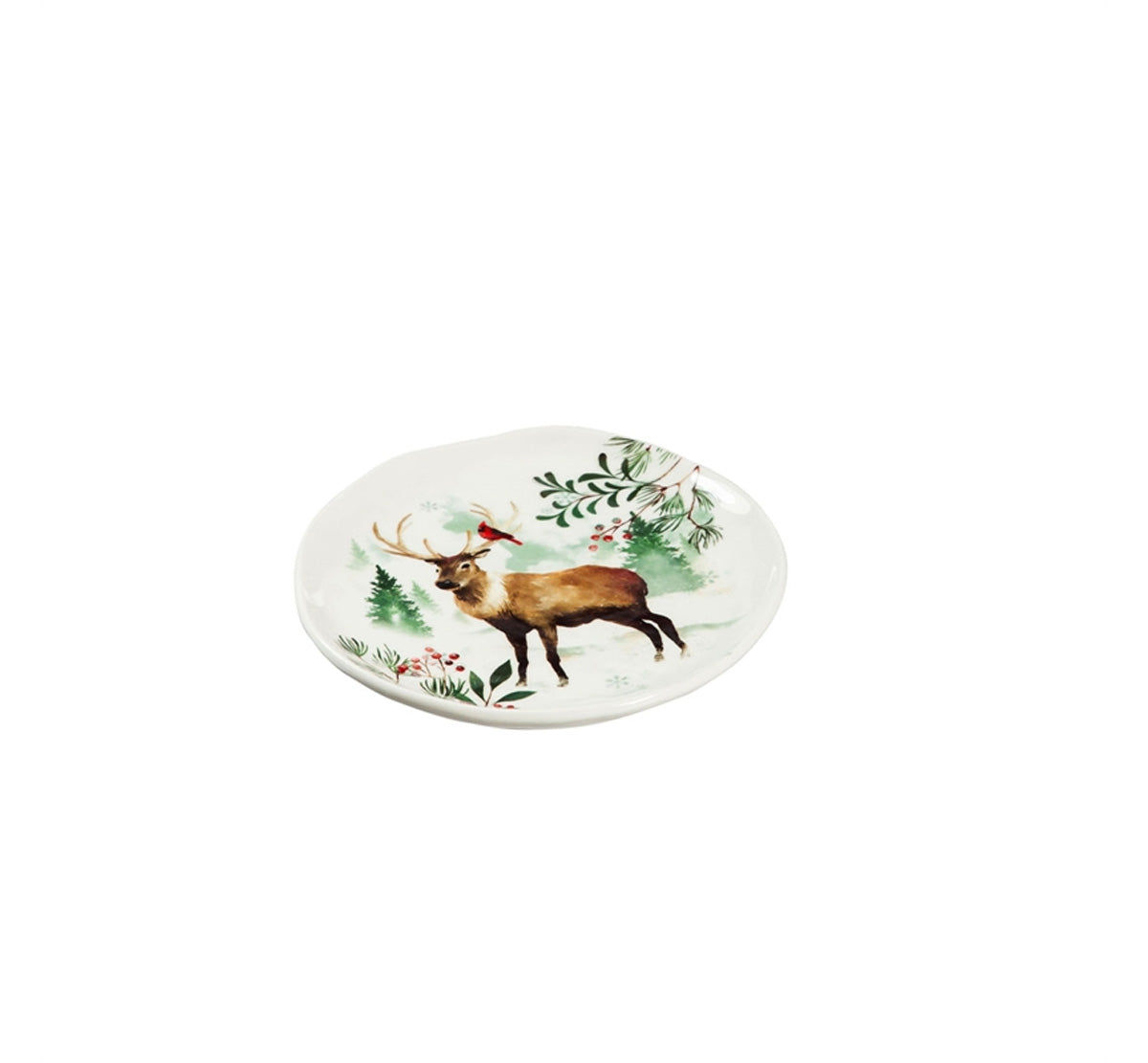Appetizer Plate, Christmas Heritage, Set of 4