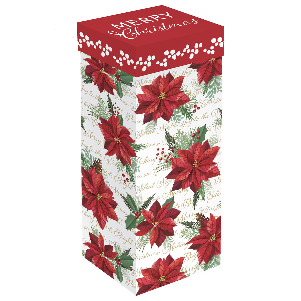 Stemmed Wine Glass, w/ Box, Joyful Noel
