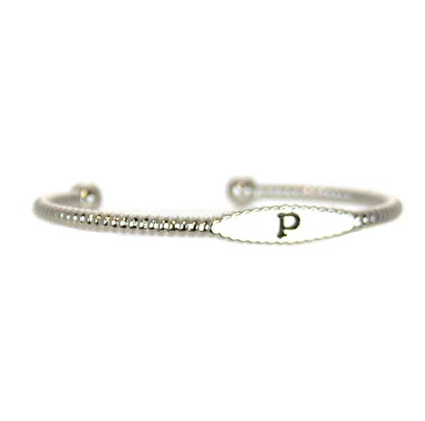 Initial Bracelet Cuff