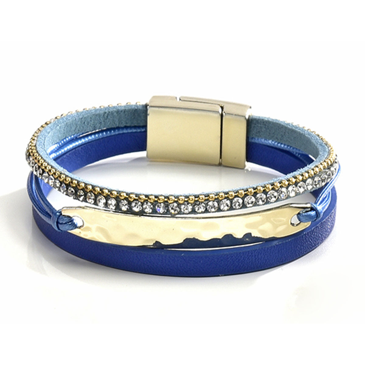 Rhinestone Multi-strap Bracelet