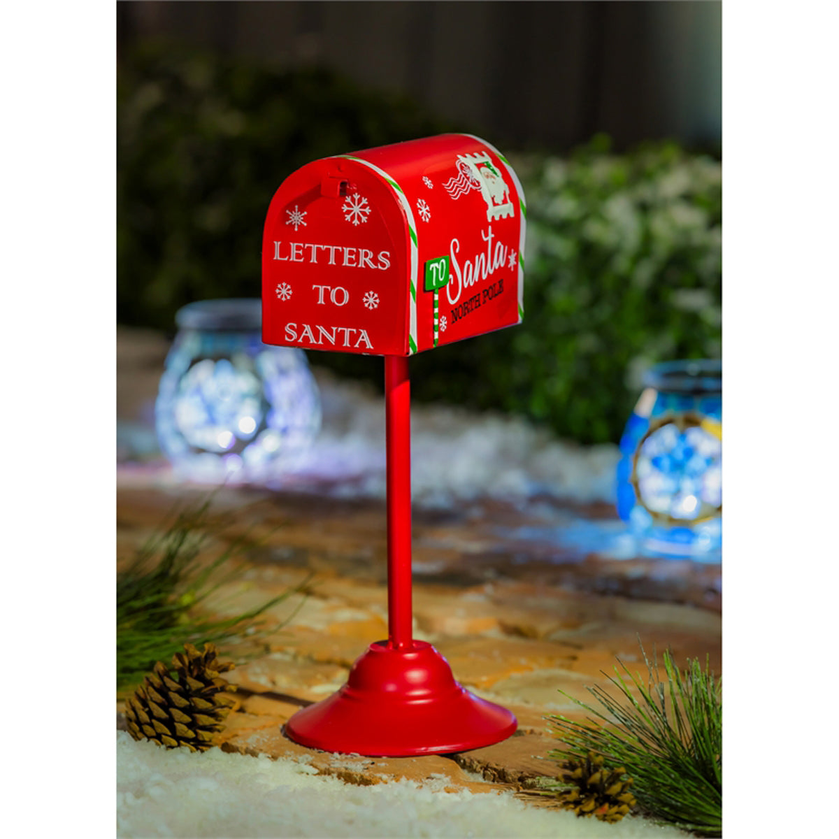 Letters for Santa Metal Mailbox