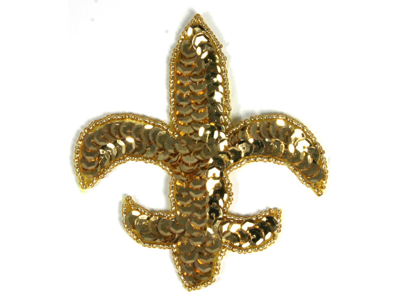 Applique Fleur De Lis Gold
