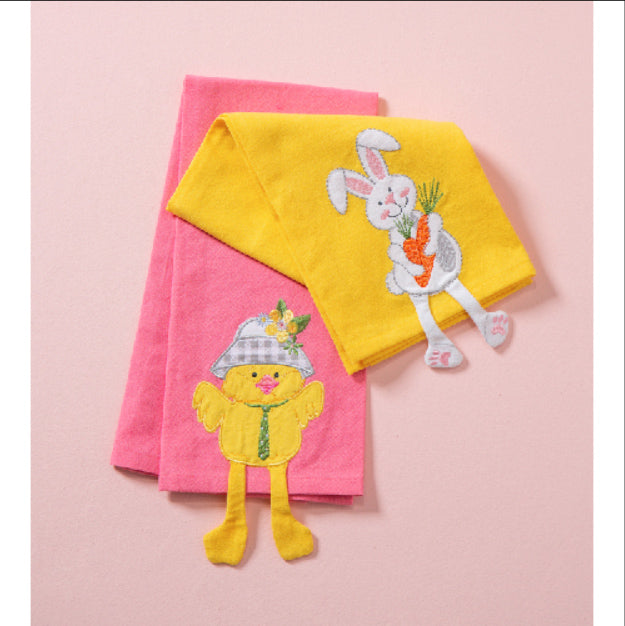 Dangling Leg Easter Towels