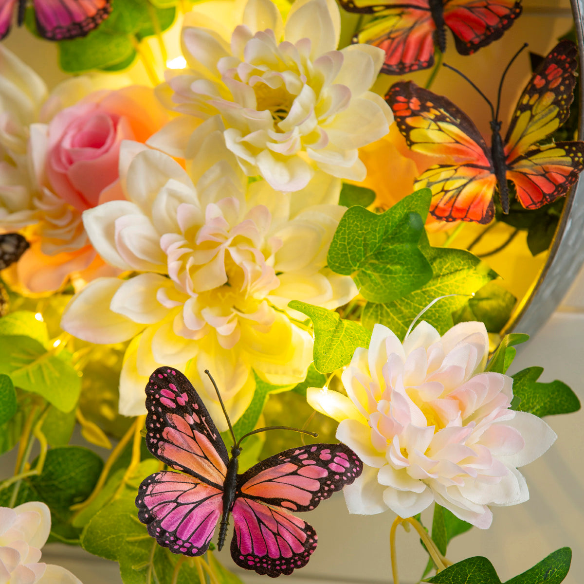 Floral and Butterflies Wall Decor