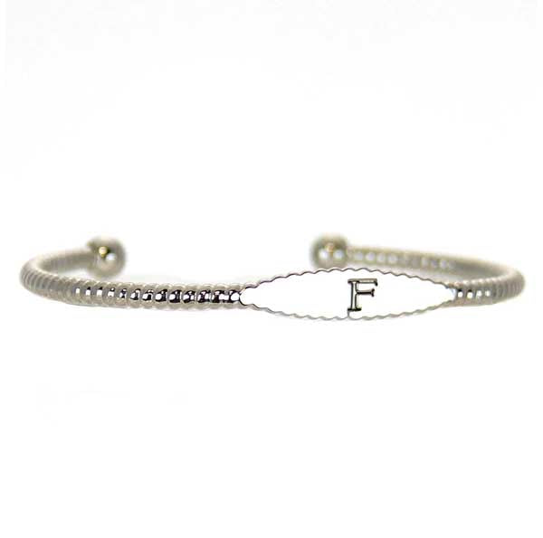 Initial Bracelet Cuff