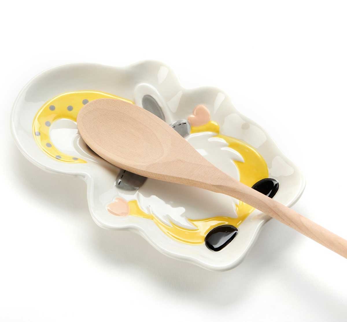 Embossed Bunny Gnome Spoon Rest