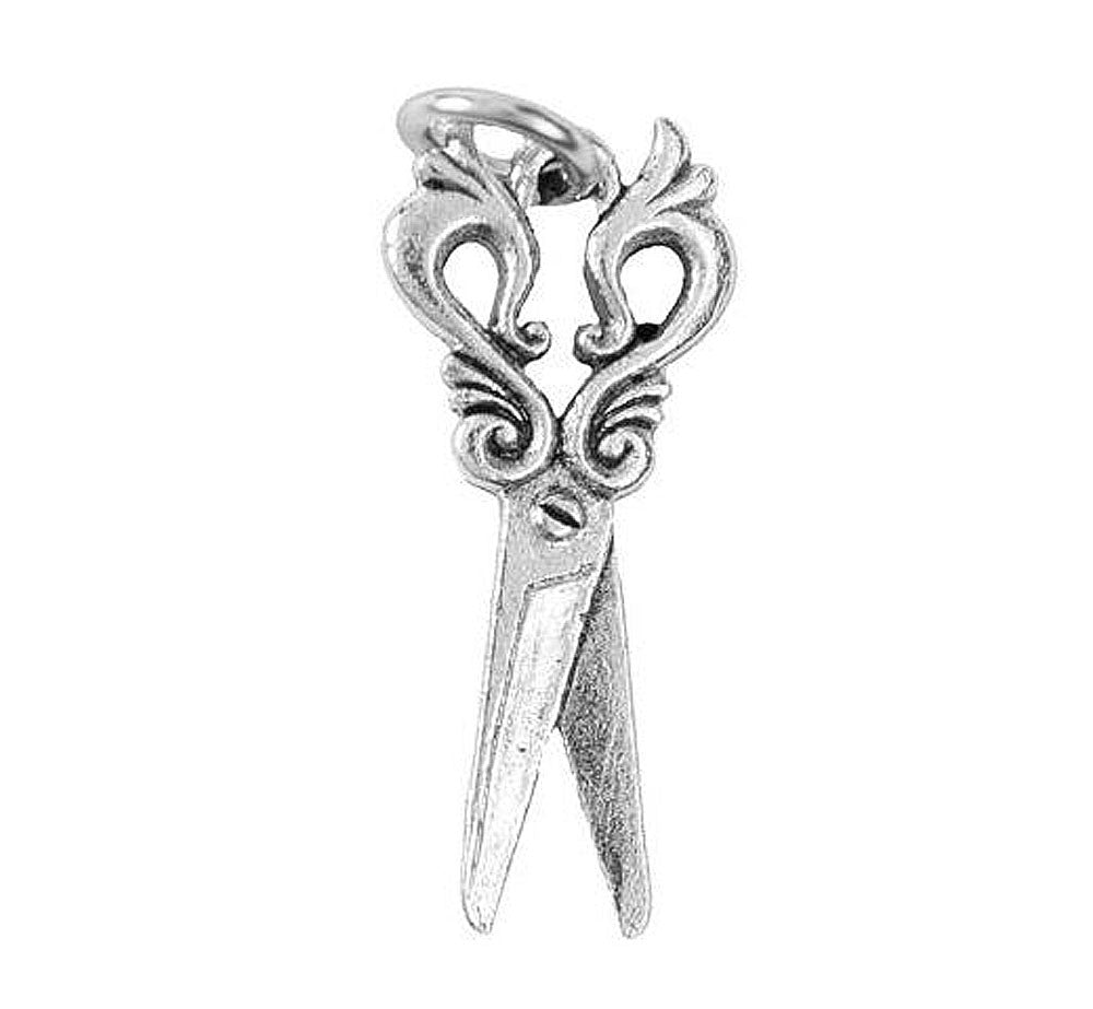 Scissors Aimez Charm Silver