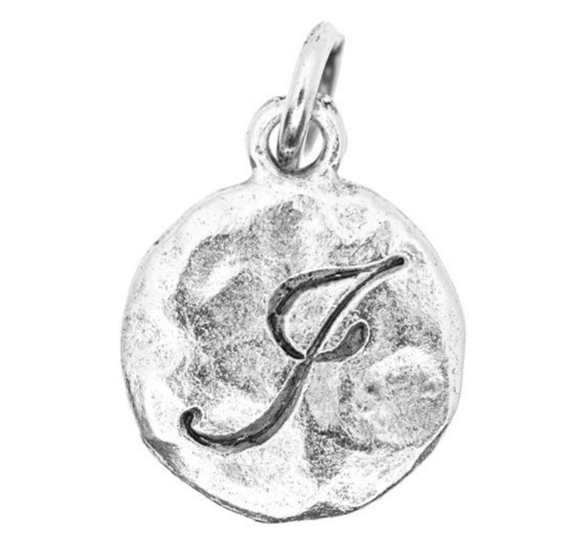 Monogram J silver