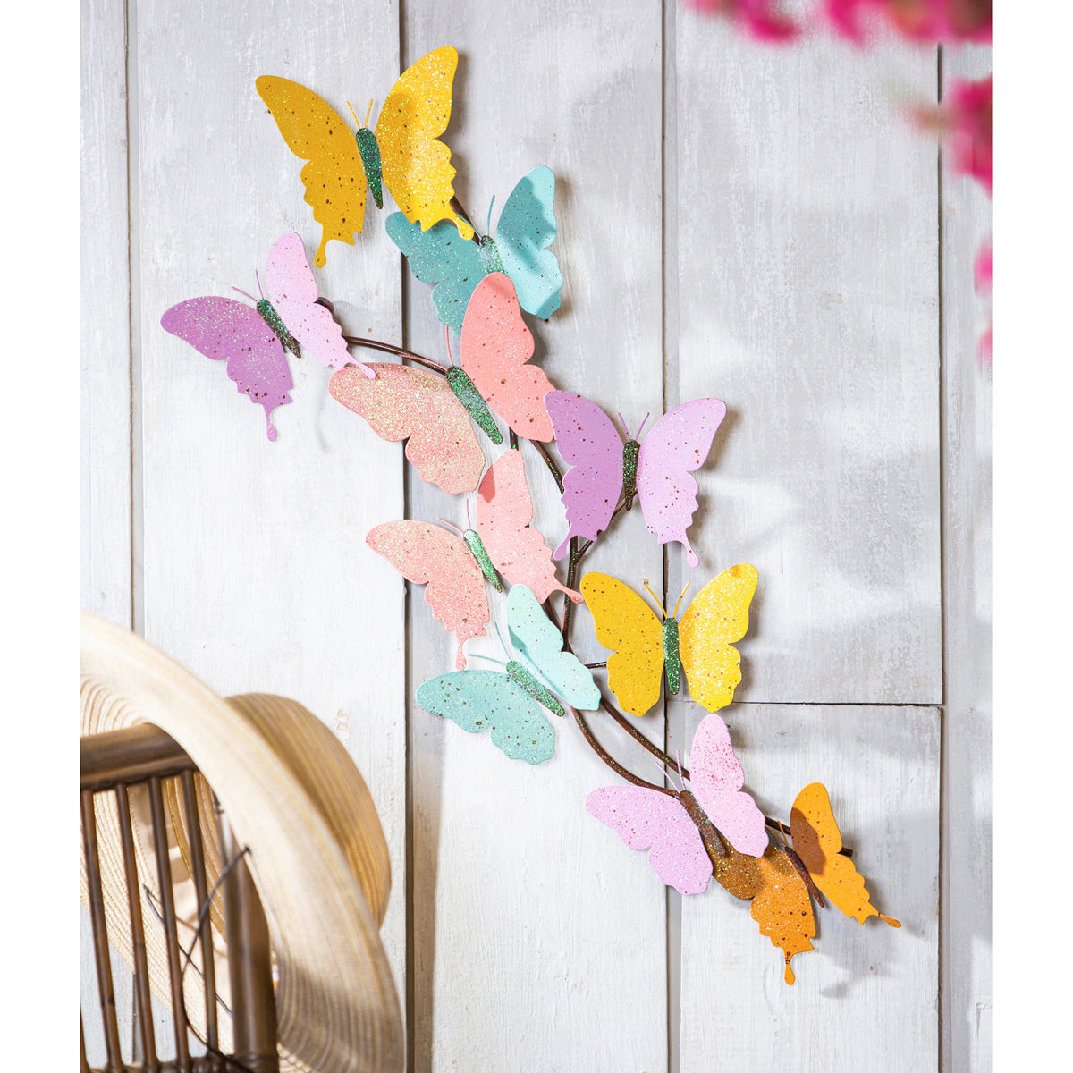 Metal Butterfly Wall Art