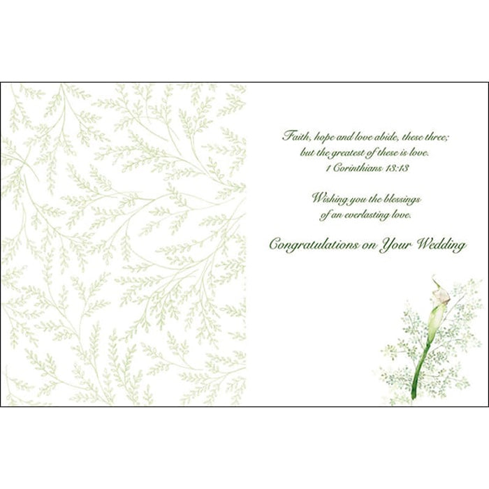 Wedding Card-"Faith Hope Love"