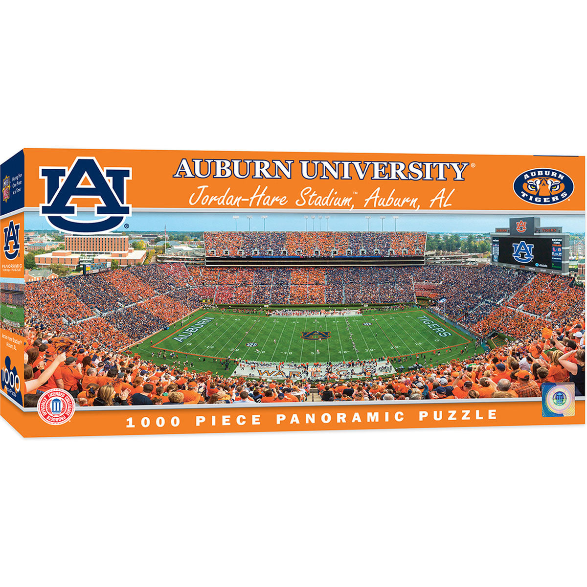 Auburn Tigers 1000 piece Stadium Panoramic Jigsaw Puzzle