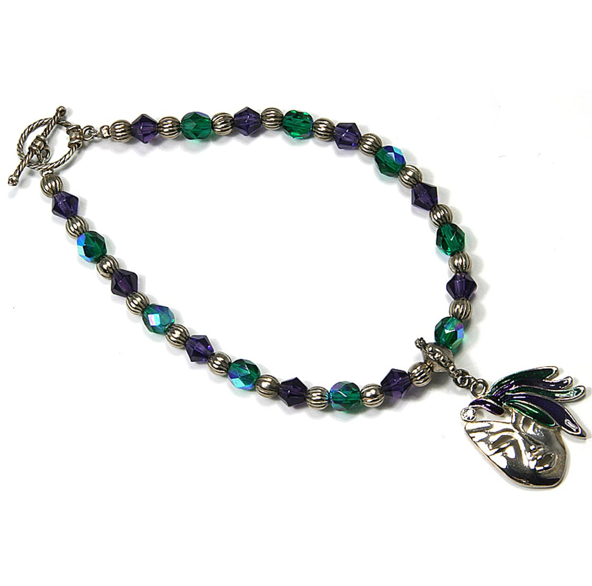 Mask Bracelet Silver