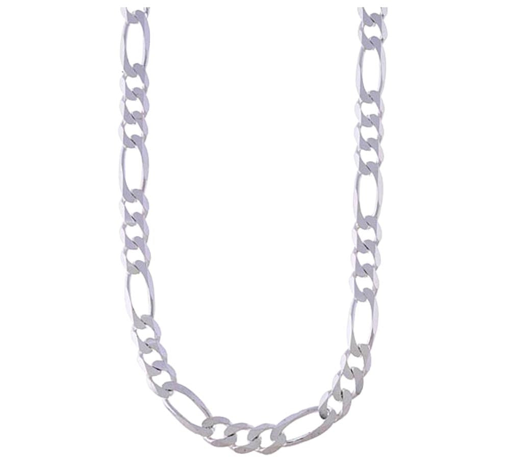 Sterling Silver Italian Figaro Chain