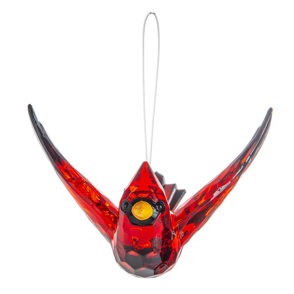 Radiant Cardinal Ornament w/ Charm